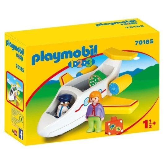 Playmobil 1, 2, 3 Avión con Pasajeros