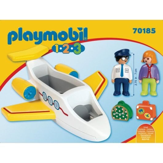Playmobil 1, 2, 3 Avión con Pasajeros