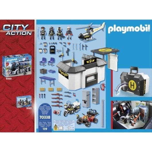 Playmobil City Action Comisaria de Policía Fuerzas Especiales