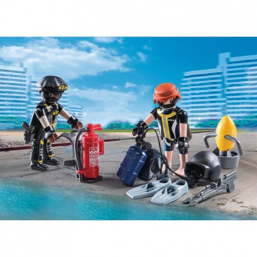 Playmobil City Action Equipo de las Fuerzas Especiales