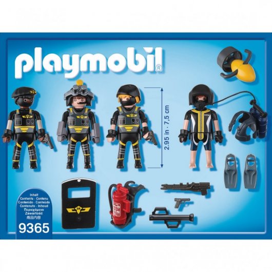 Playmobil City Action Equipo de las Fuerzas Especiales
