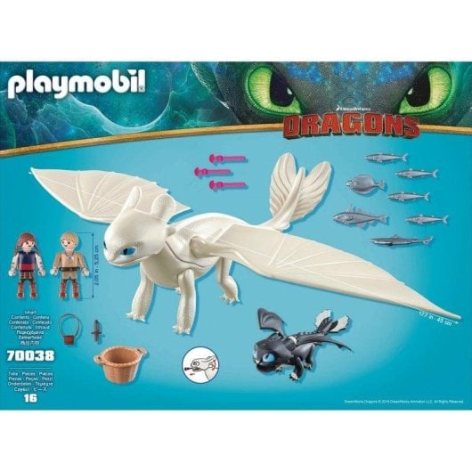 Playmobil Cómo Entrenar a tu Dragón Furia Diurna y Bebé Dragón
