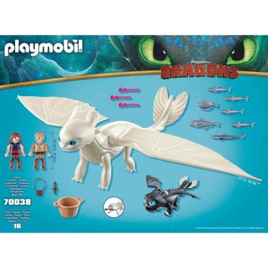 Playmobil Cómo Entrenar a tu Dragón Furia Diurna y Bebé Dragón