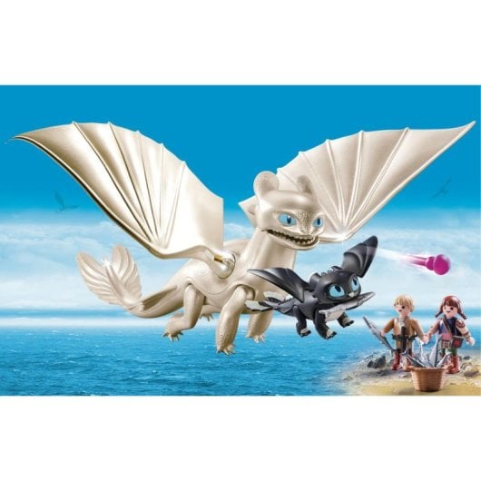 Playmobil Cómo Entrenar a tu Dragón Furia Diurna y Bebé Dragón