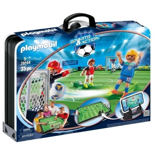 Playmobil Sports and Action Maletín Campo de Fútbol