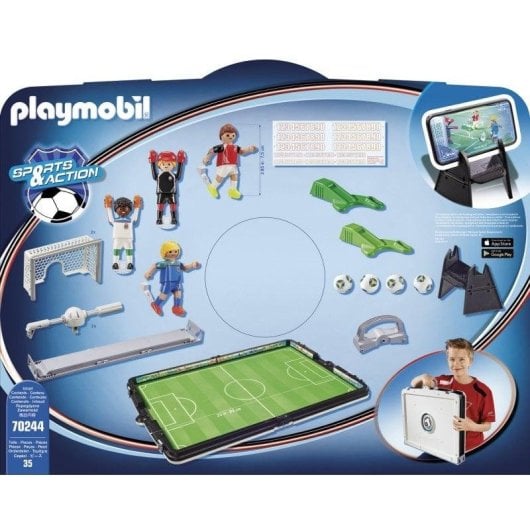 Playmobil Sports and Action Maletín Campo de Fútbol