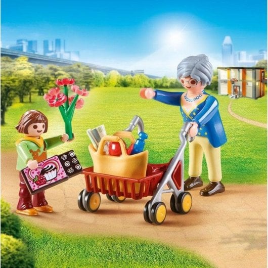 Playmobil City Life 70194 Abuela avec Fille 20 pièces
