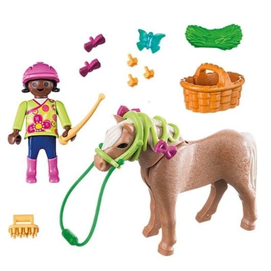 Playmobil Special Plus 70060 Bambina con Pony 22 pezzi