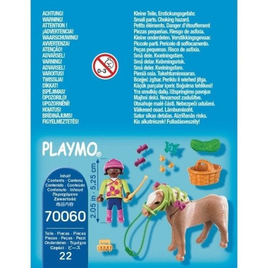 Playmobil Special Plus 70060 Bambina con Pony 22 pezzi