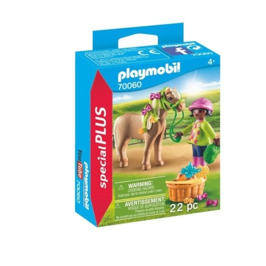 Playmobil Special Plus 70060 Bambina con Pony 22 pezzi