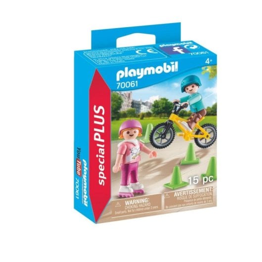 Playmobil Special Plus Niños con Bici y Patines