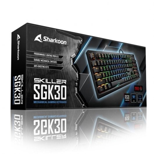 Sharkoon Skiller SGK30 Teclado Mecânico Gaming Switch Red