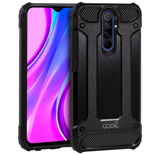 Cool Funda Hard Case Negra para Xiaomi Redmi 9