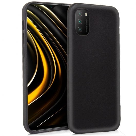 Cool Funda Silicona Negra para Xiaomi Pocophone M3 / Redmi 9T