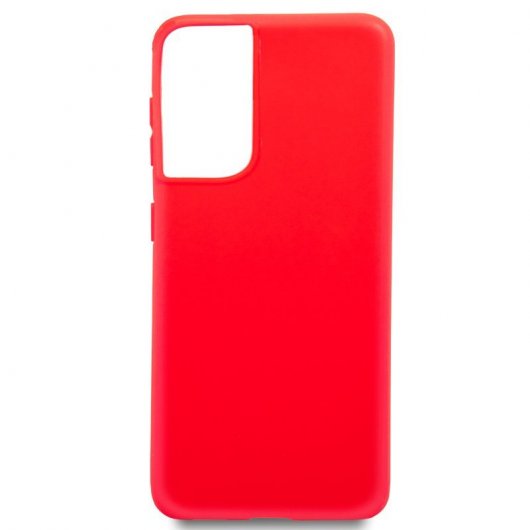 Coque en silicone rouge cool pour Samsung Galaxy S21 Ultra