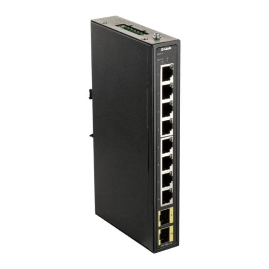 Switch D-Link DIS-100G-10S 8 ports Gigabit 2 SFP sans gestion IP40 industriel