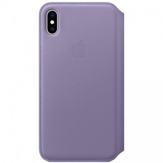 Apple Leder-Folio-Hülle für iPhone XS Max (Lila)