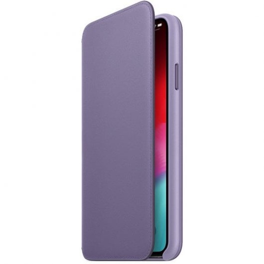 Apple Leder-Folio-Hülle für iPhone XS Max (Lila)