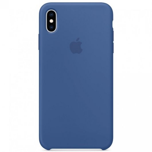Apple Funda de Silicona Azul Delft para iPhone XS Max