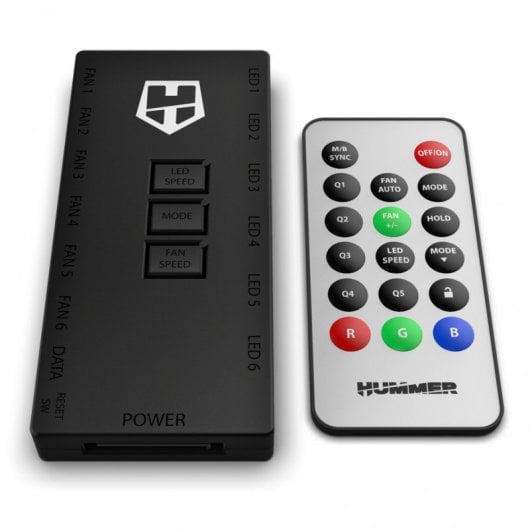 Nox Hummer Hub Controlar Remoto para Ventiladores A-RGB