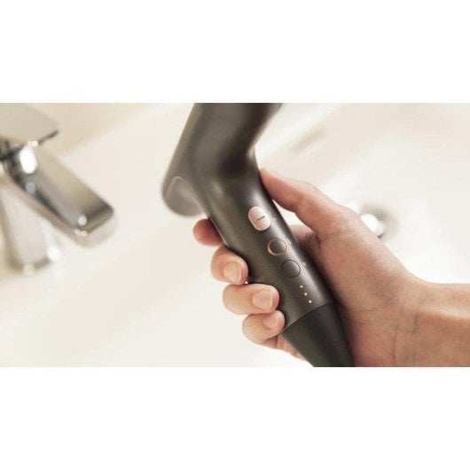 Sèche-cheveux Ionique Professionnel Cecotec IoniCare 6000 Rockstar Soft 1200W 5 Températures 2 Vitesses Léger avec Accessoires Noir