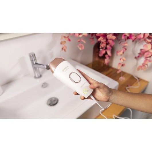 Epilatore Luce Pulsata Cecotec Bamba SkinCare IPL Quartz 5 Livelli Compatto