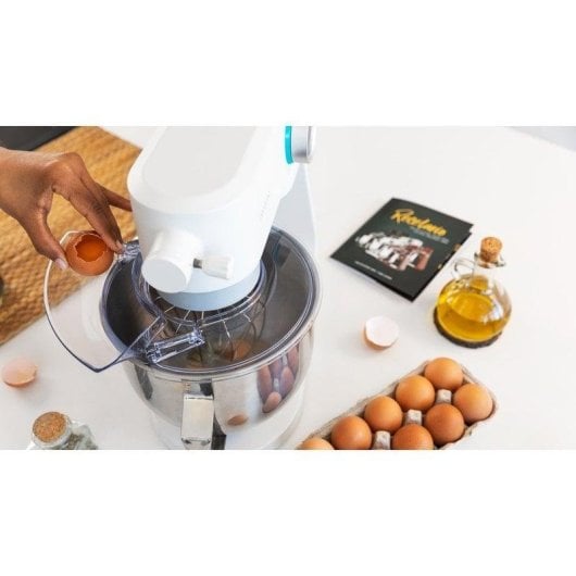 Batedeira Cecotec Twist&Fusion 4000 Luxury White 800W 5,2L 8 Velocidades LCD