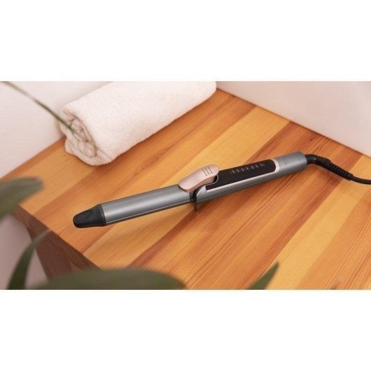 Prancha de Cabelo Titânio 2 em 1 Cecotec Bamba RitualCare 1000 Titanium 200ºC Desligamento Automático Preto