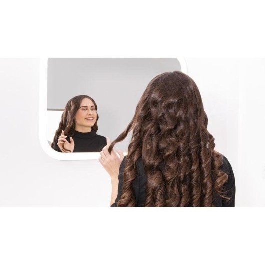 Prancha de Cabelo Titânio 2 em 1 Cecotec Bamba RitualCare 1000 Titanium 200ºC Desligamento Automático Preto