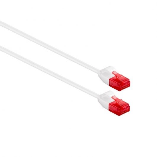 Ewent Slim U/UTP Cat 6 Netzwerkkabel, 1,5 m, weiß