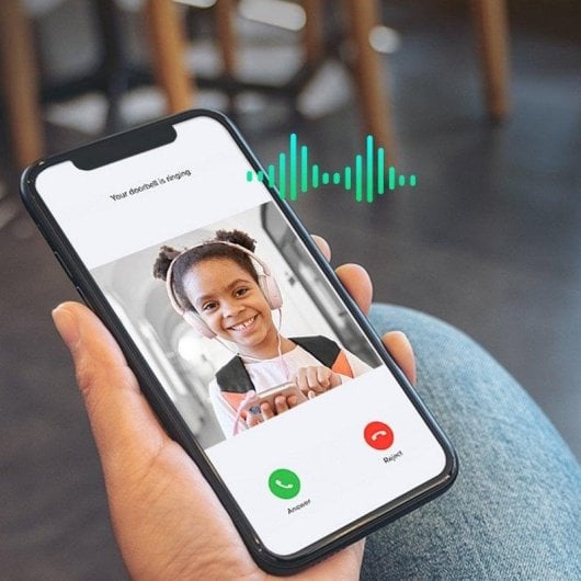 Kit de campainha EZVIZ DB2C WiFi FullHD Detecção PIR Visão Noturna