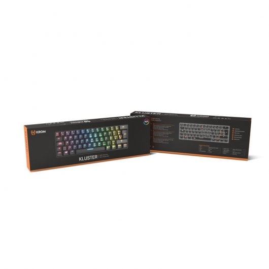 Krom Kluster Teclado Mini Mecánico RGB USB/Bluetooth Switch Outemu Red