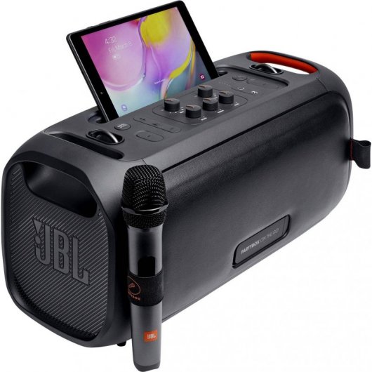 JBL PartyBox On-The-Go Coluna Bluetooth com Microfone 100W