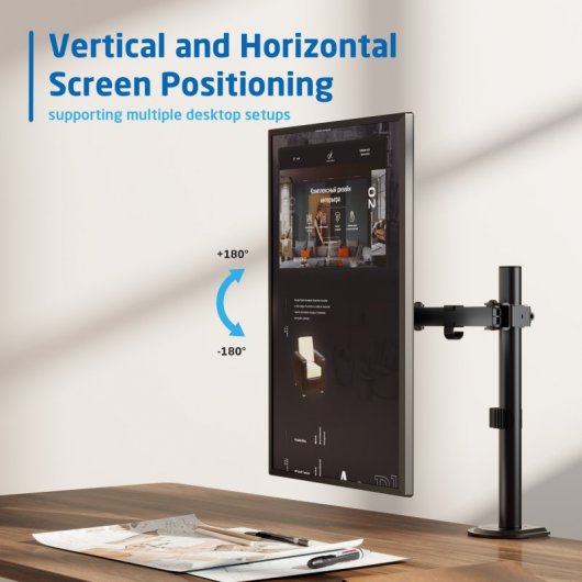 Ewent EW1510 Soporte para Monitor 32" VESA 100x100 Máx 8Kg