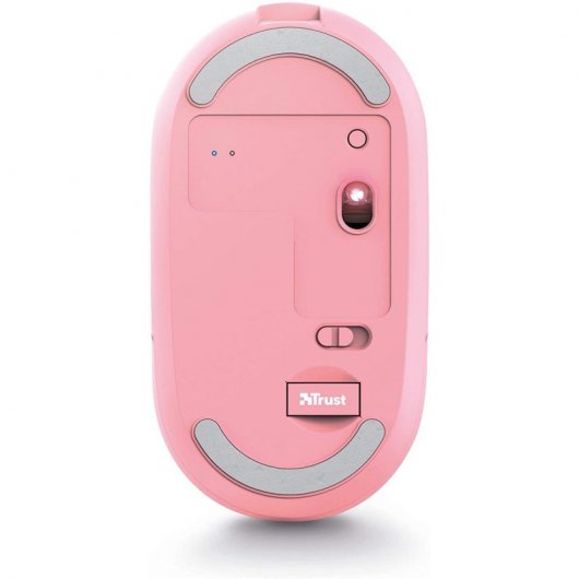 Trust Puck Ratón Inalámbrico 1600DPI Rosa