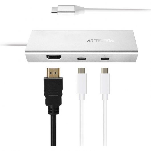 Macally UCDOCK  Hub Multipuerto USB-C 6 en 1