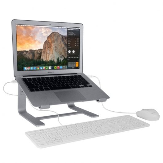 Supporto in alluminio Macally ASTANDSG per Apple MacBook