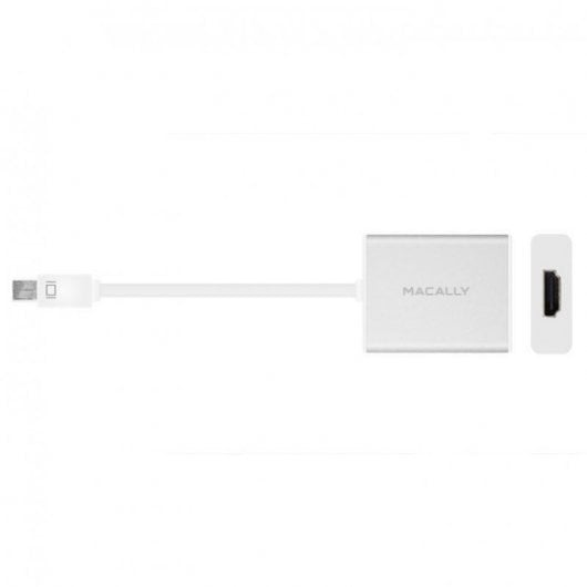 Macally MD-HDMI-4K Aluminium Mini DisplayPort auf HDMI Adapter unterstützt Ultra HD