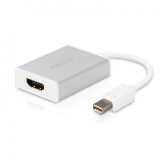 Macally MD-HDMI-4K Aluminium Mini DisplayPort auf HDMI Adapter unterstützt Ultra HD
