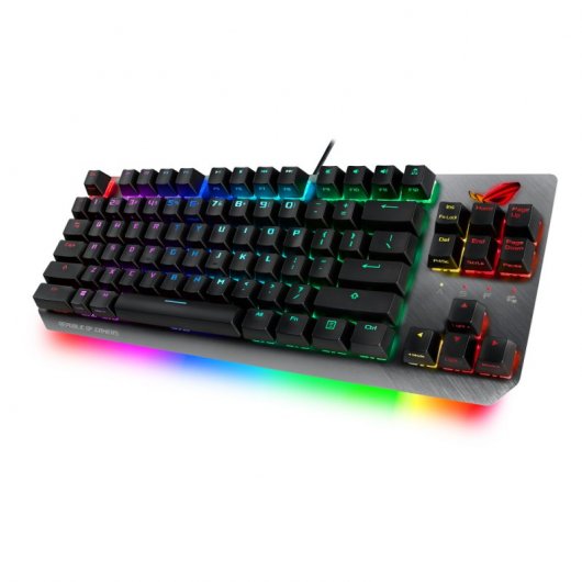 Asus ROG Strix Scope TKL Teclado Mecânico Gaming RGB Switch Cherry MX Red