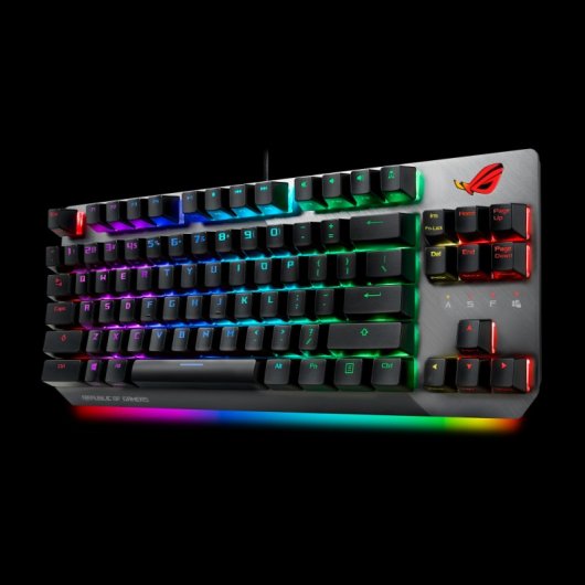 Asus ROG Strix Scope TKL Teclado Mecânico Gaming RGB Switch Cherry MX Red