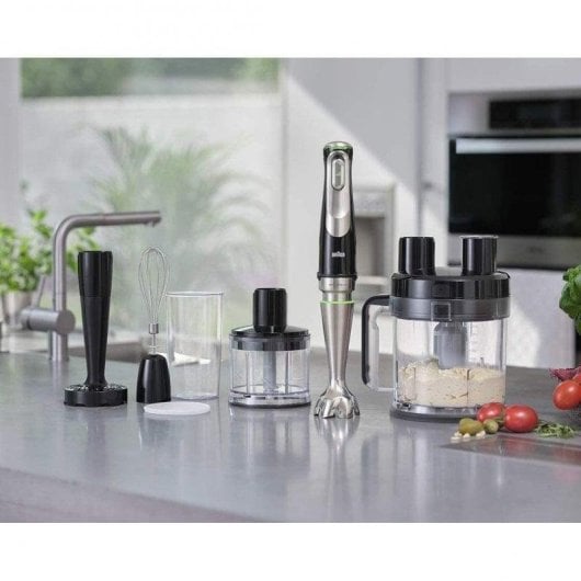 Mixeur plongeant Braun Minipimer 9 MQ 9187X 1200W ActiveBlade Noir Inox