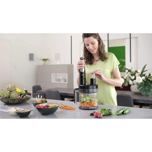 Mixeur plongeant Braun Minipimer 9 MQ 9187X 1200W ActiveBlade Noir Inox