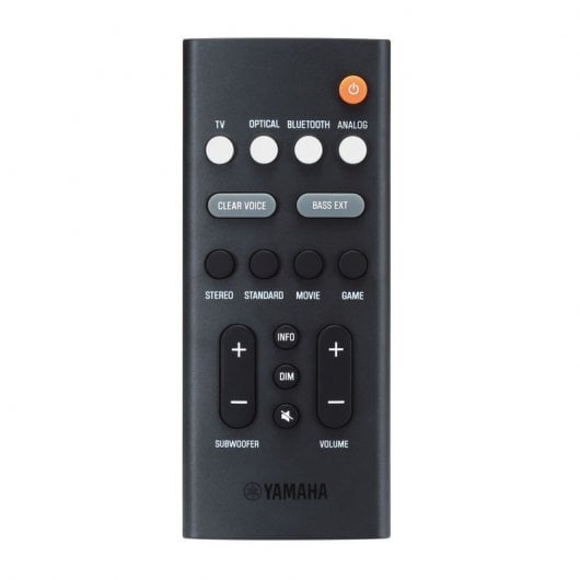 Yamaha SR-C20A Barra de Sonido 100W Bluetooth Negra
