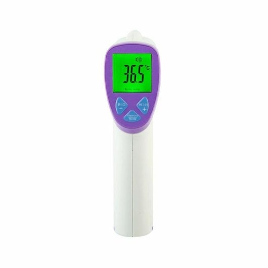 Digitales Körperthermometer Easypix ThermoGun TG2 Kontakt Violett Weiß LCD