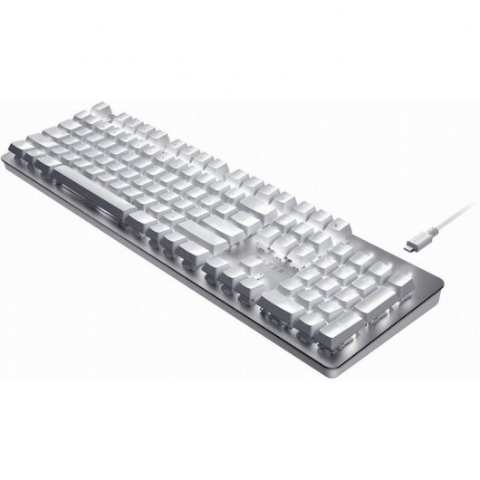 Razer Pro Type Teclado Mecánico USB/Bluetooth Switch Orange Blanco (Layout USA)