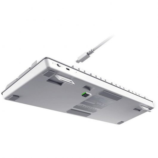 Razer Pro Type Teclado Mecánico USB/Bluetooth Switch Orange Blanco (Layout USA)