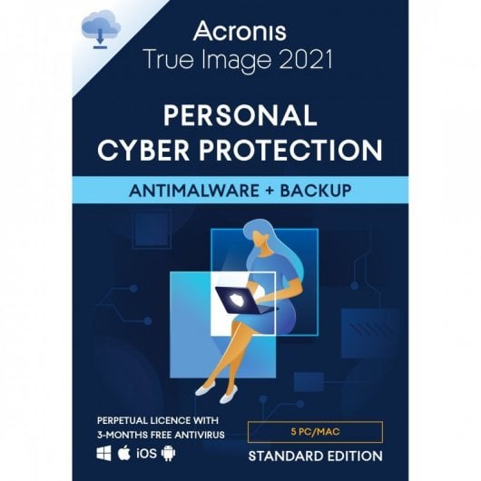 Acronis True Image 2021 5 Dispositivos Licença Perpétua Digital