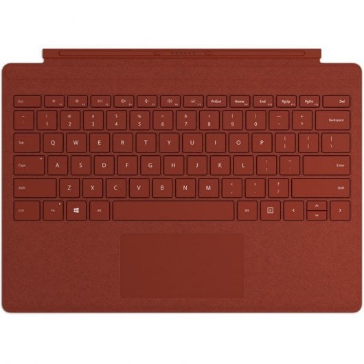Microsoft Surface Pro 7 Intel Core i3-1005G1/4GB/128GB SSD/12.3" Platina +  Surface Pro Signa Cover Vermelho Papoila
