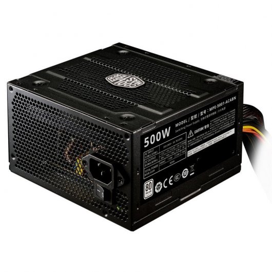 Cooler Master MasterBox Q300L USB 3.0 avec fenêtre noire + Cooler Master Elite 500 V4 500W 80 Plus